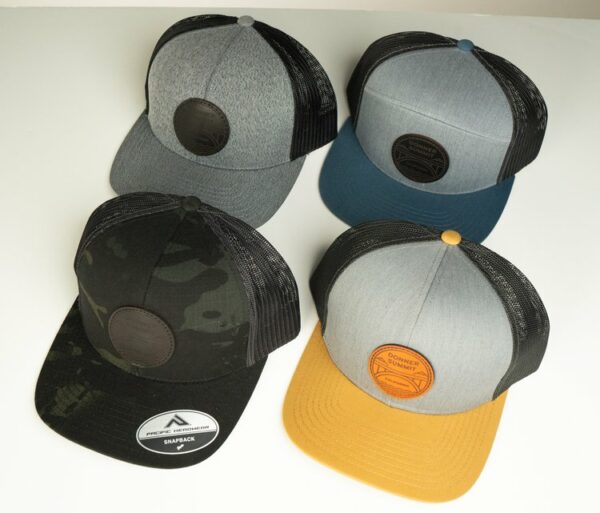 Leather Donner Summit Badge Ball Cap - Image 7
